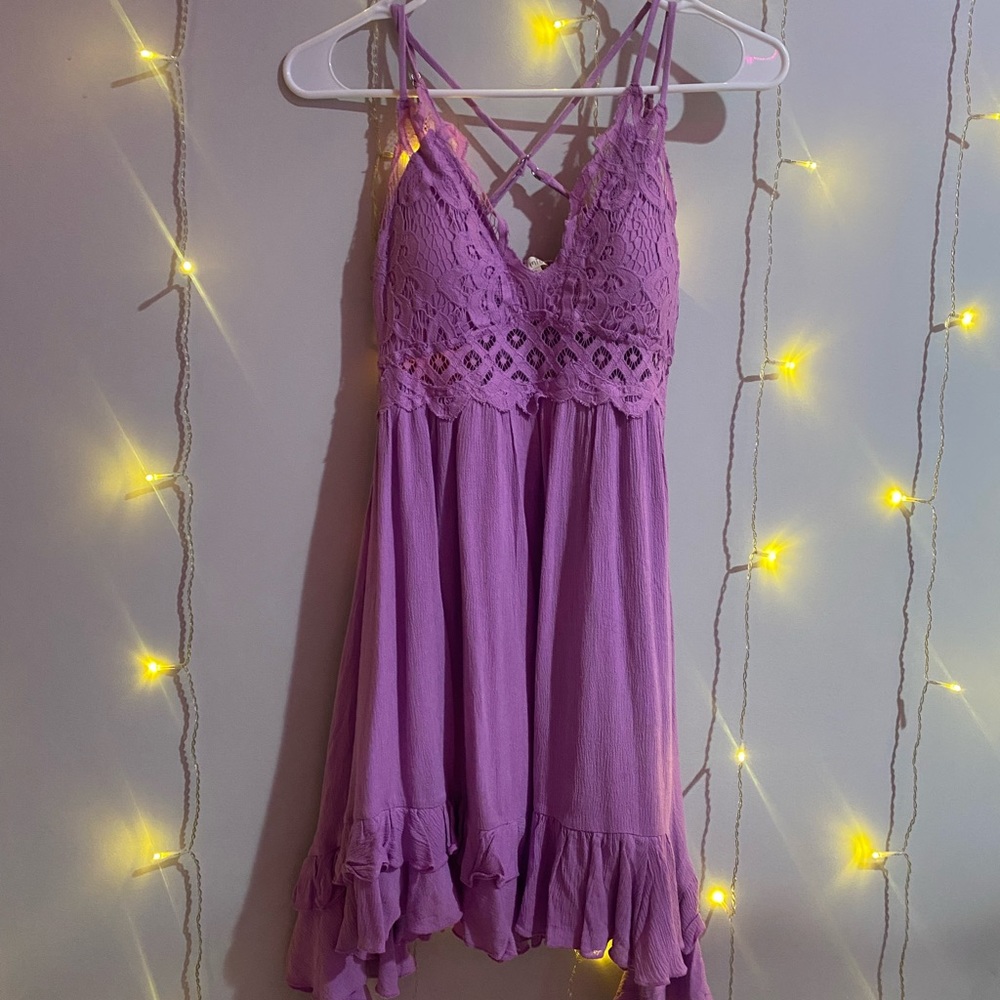 Lilac bralette dress